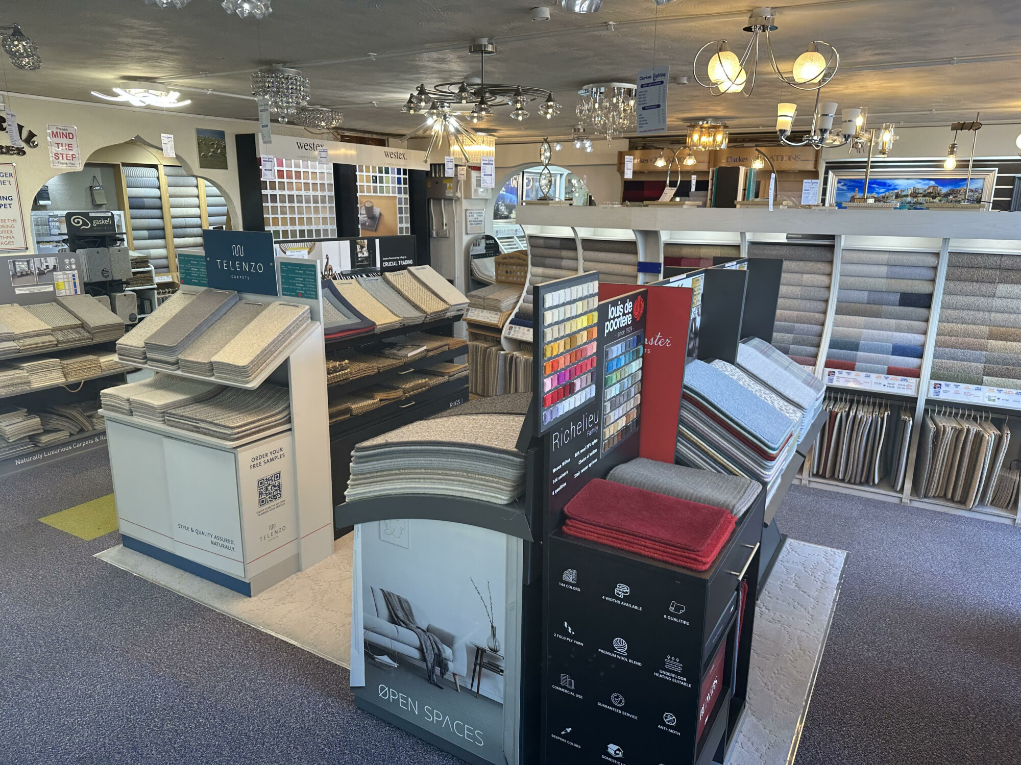 Showroom - Clarkes Carpets